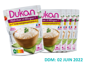 Lot de 5 riz doypack précuire (3 achètes + 2 offerts) DDM 02 juin 2022