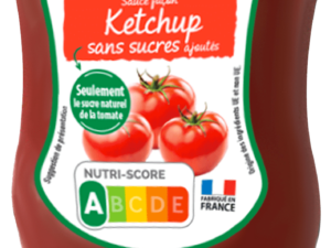 Ketchup sans sucres ajoutés