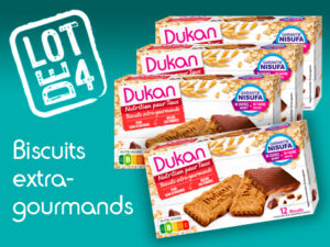 Lot de 4 Biscuits extra gourmand