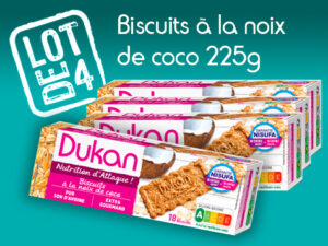 Lotto di 4 Biscotti al cocco 225g