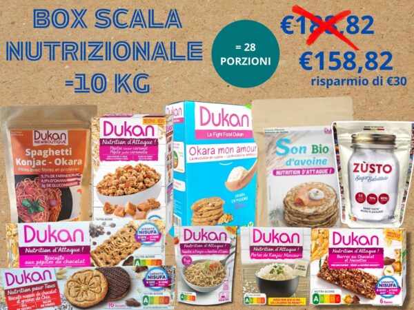 BOX SCALA NUTRIZIONALE -10KG