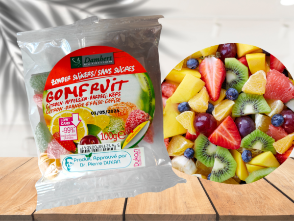 Caramelle Gommose alla Frutta Senza Zucchero 100g - immagine 3