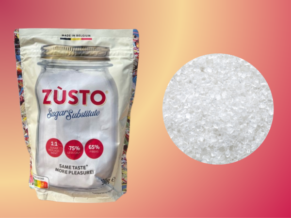 Zùsto sostituto dello zucchero 1:1 adatto ai diabetici - contiene il 64,7% di fibre - Nutri-Score A