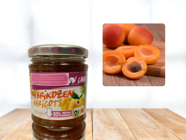 Lotto di 4 Preparazione a base di frutta low carb ALBICOCCA 210g
