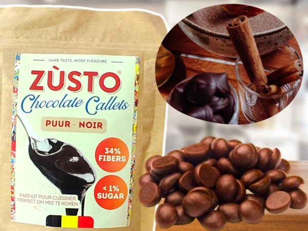 Gocce di cioccolato fondente ZÙSTO senza zucchero