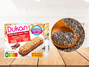 Barrette al cioccolato e semi di Chia (4 x 28g) <BR> Prezzo in ribasso -2%