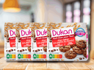 Lotto di 4 Mini cookies con gocce di cioccolato 4×100 g