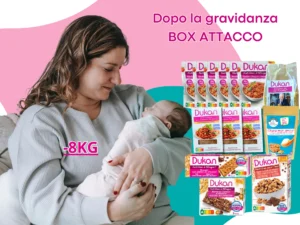 BOX ATTACCO DOPO LA GRAVIDANZA: OBIETTIVO -8 KG