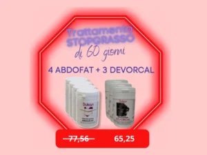 STOPGRASSO trattamento DI 60 giorni – 4 ABDOFAT + 3 DEVORCAL