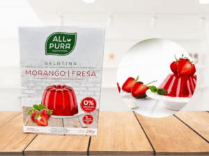 Gelatina alla fragola senza zucchero (Fragola Zero Jelly ) 28g – ALL PURA<BR>Prezzo in ribasso -6%