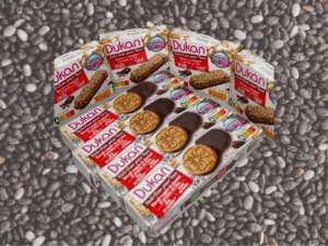 Lotto 4 confezioni di biscotti + 4 confezioni di barrette ai semi di chia<BR<B>Prezzo in ribasso -7%</B>